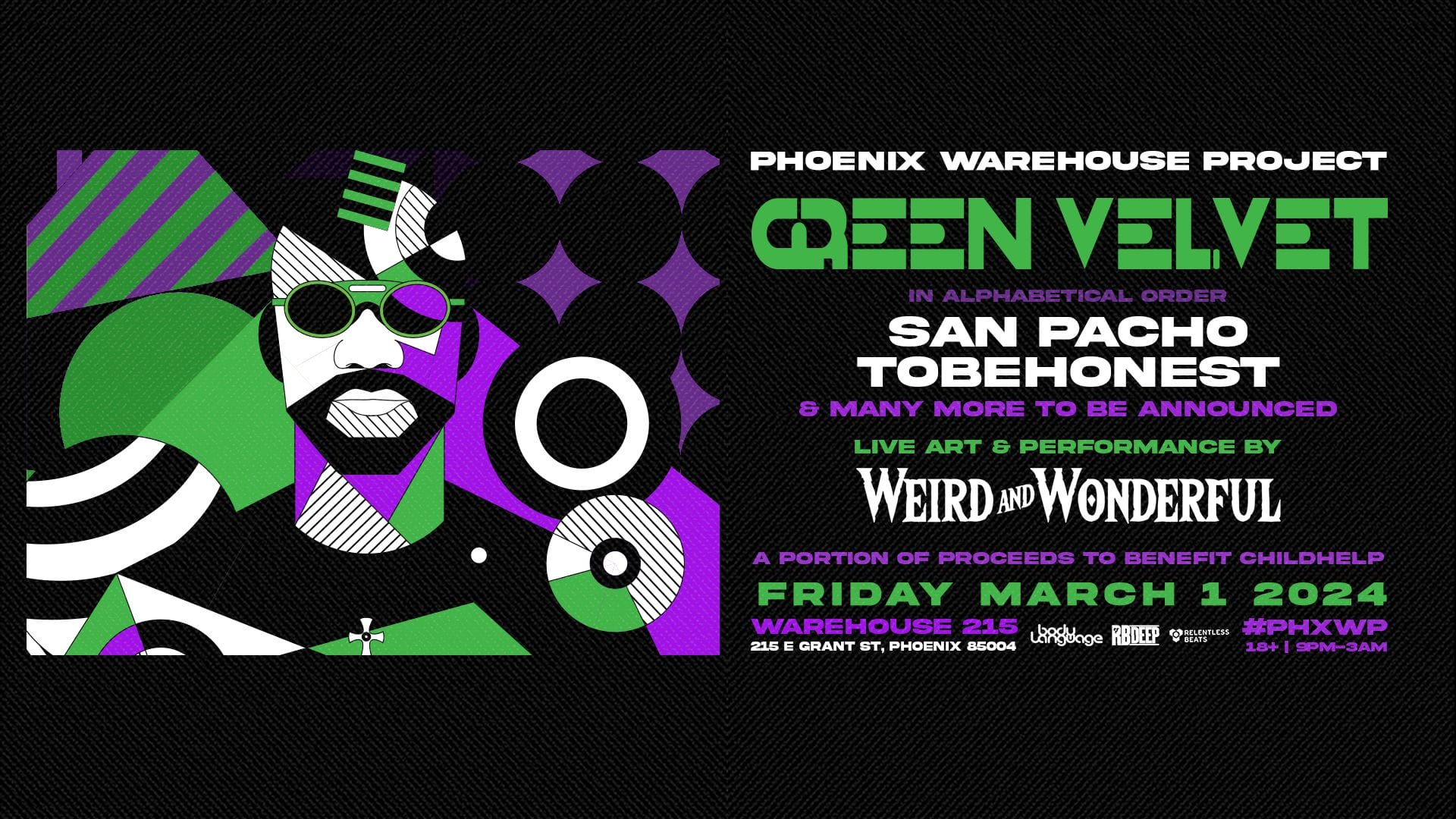 Green Velvet - Phoenix Warehouse Project
