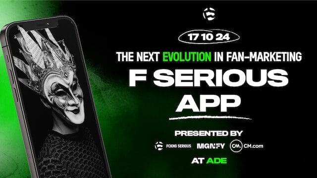 Fckng Serious, CM.com and MGNFY Announce Special ADE Event 7 B2B Announcement Banner 1