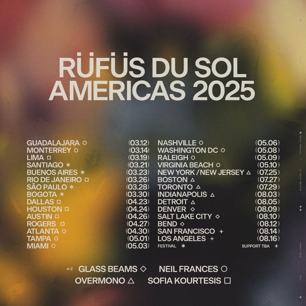 RÜFÜS DU SOL Unveils North And South American Dates For Inhale / Exhale ...