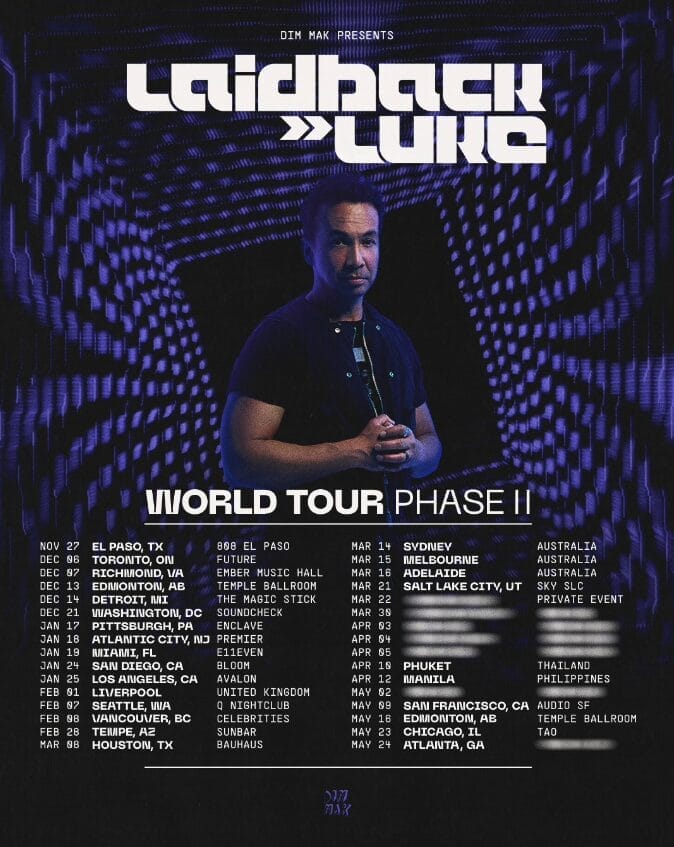 LAIDBACK LUKE ON TOUR