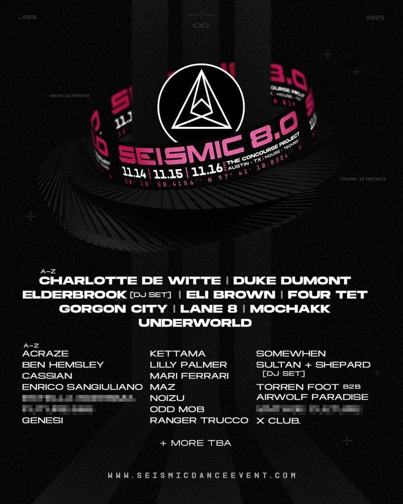 Seismic Dance Event 2025