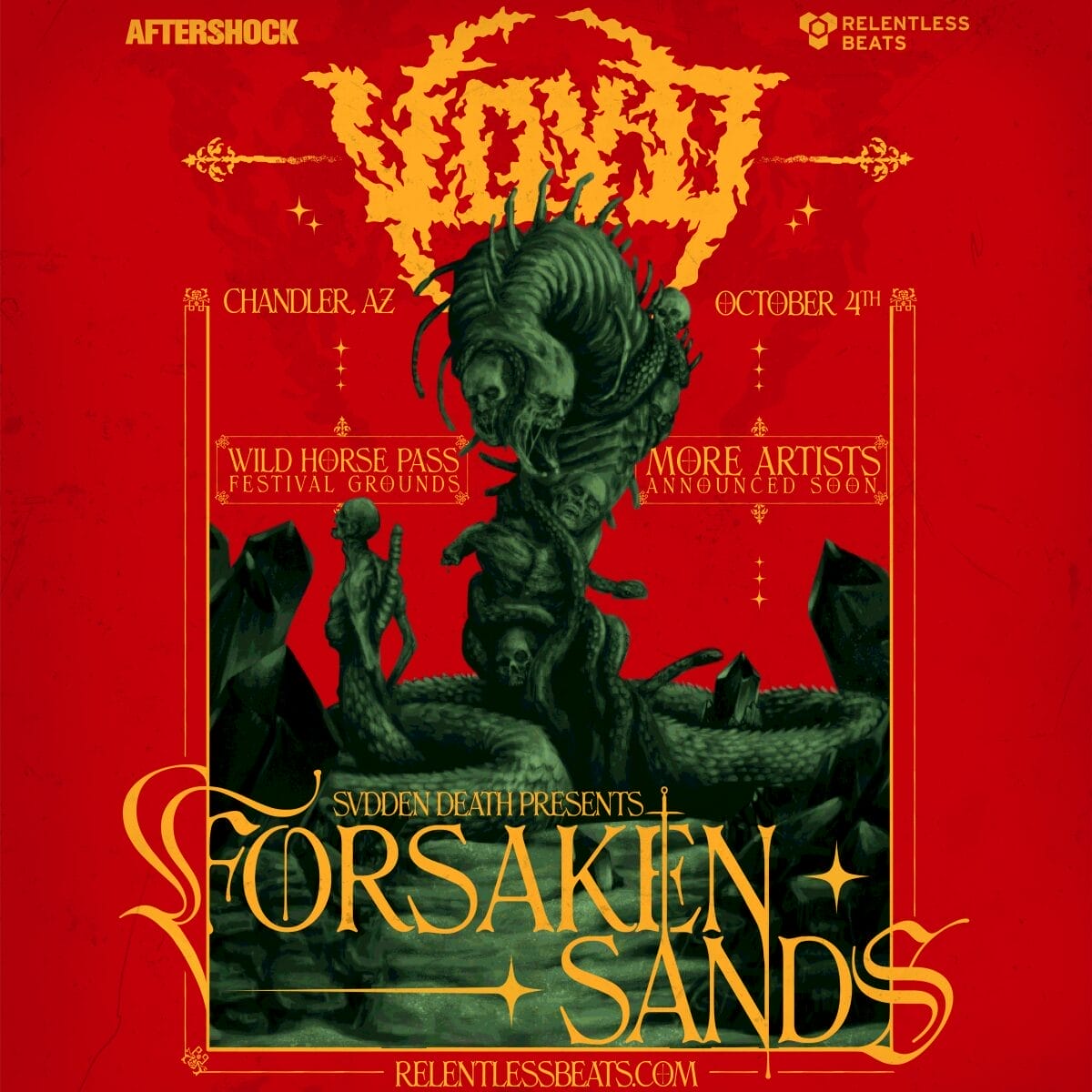 AFTERSHOCK PRESENTS FORSAKEN SANDS FEATURING SVDDEN DEATH VOYD
