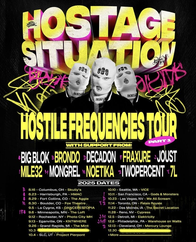 Hostage Situation Unleashes Ferocious Second Single “The Device” Ahead of Debut Album and Nationwide Tour 6 Hostile Frequencies