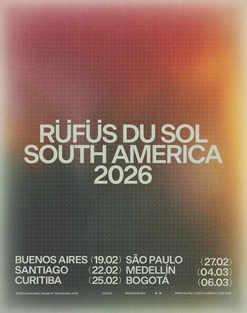 GRAMMY AWARD-WINNING ELECTRONIC BAND RÜFÜS DU SOL ANNOUNCE BIGGEST SOUTH AMERICAN HEADLINE TOUR TO DATE