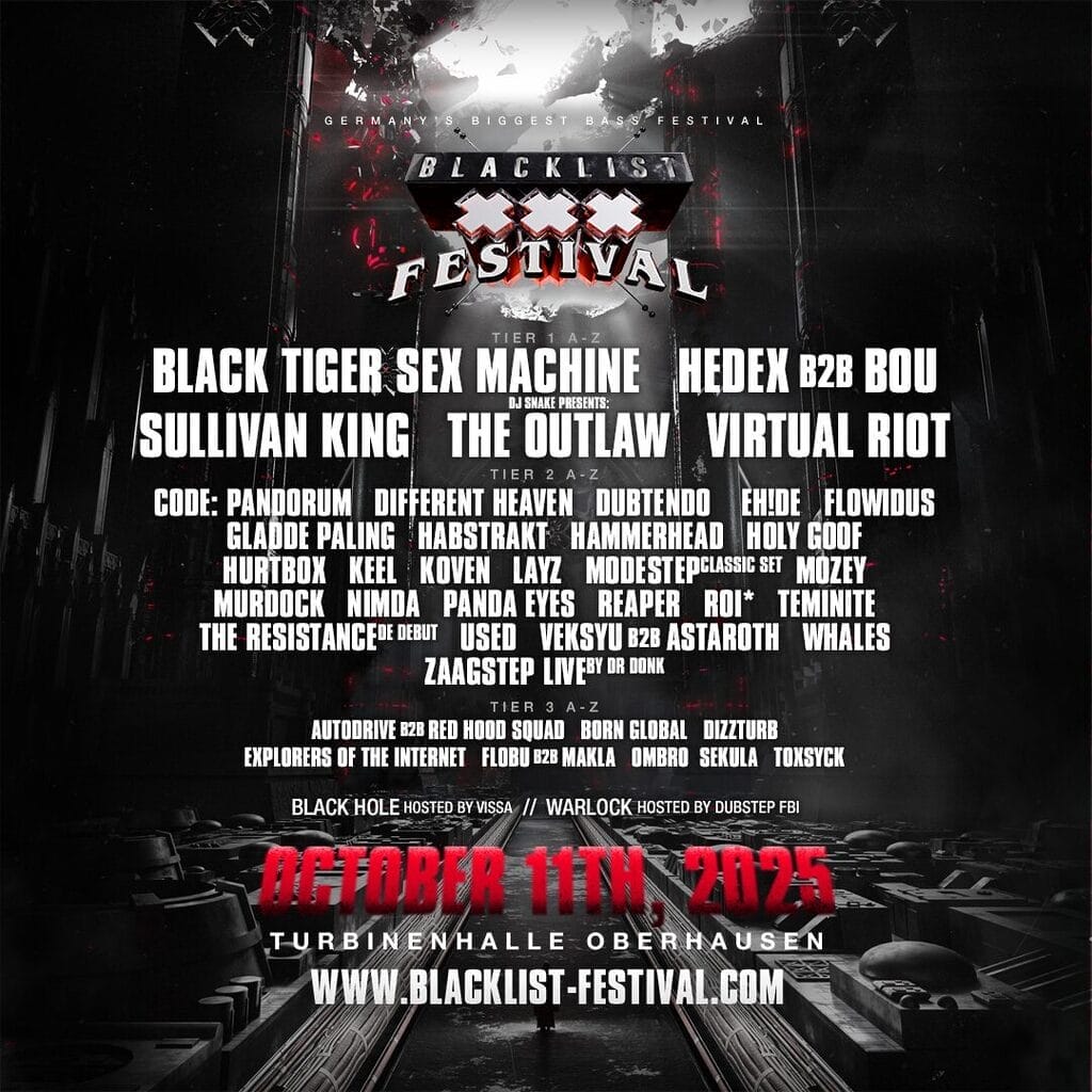 Blacklist Festival 2025 Unveils Full Lineup for Turbinenhalle Takeover 6 Blacklist Festival