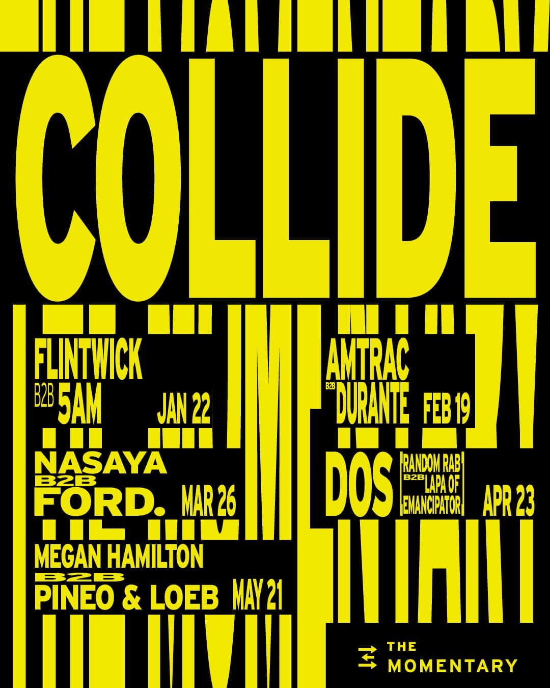 The Momentary Announces Lineup for 2026 COLLIDE