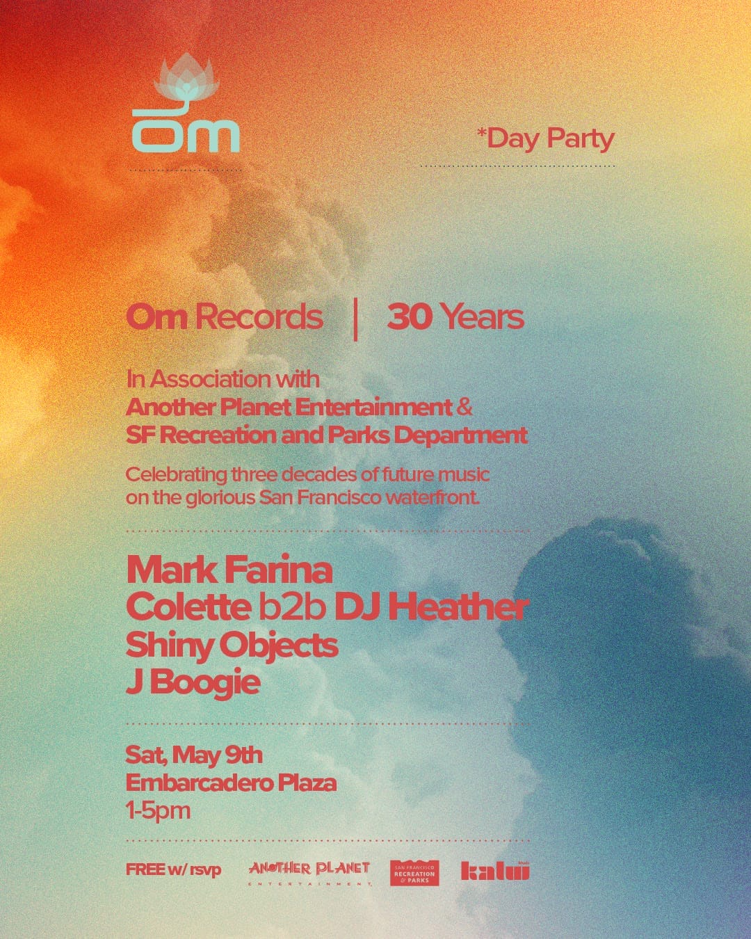 SF Free Concerts Presents - Om Records 30 Years